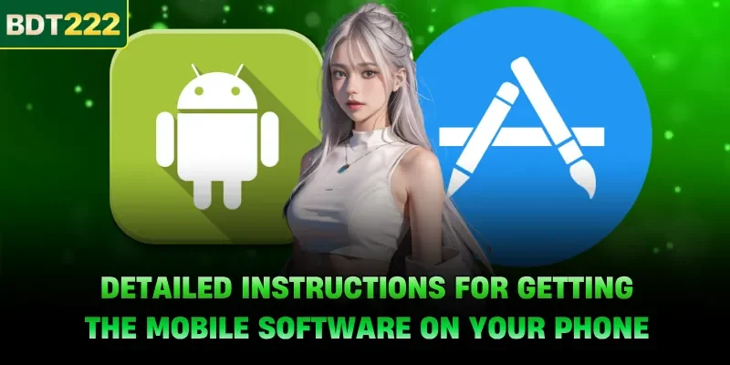 Detailed instructions for getting the mobile software on your phone
